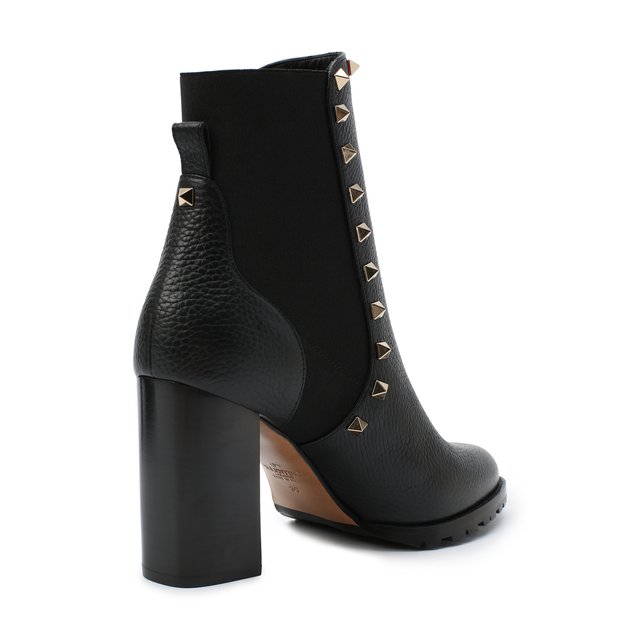 фото Кожаные ботильоны rockstud valentino