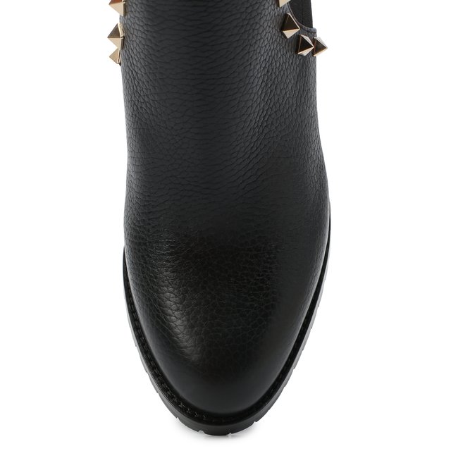 фото Кожаные ботильоны rockstud valentino