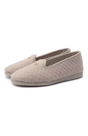 Женского домашние туфли LORO PIANA кремвого цвета по цене 38900 руб., арт. FAG4785 | Фото 1 Женского домашние туфли LORO PIANA кремвого цвета, арт. FAG4785 | Фото 1