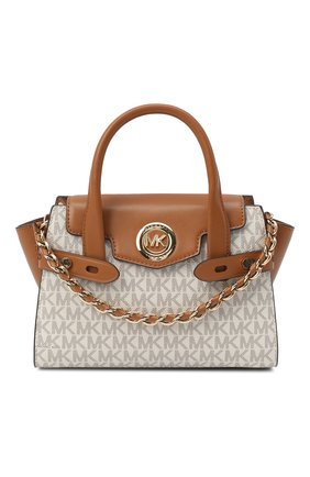 Женская сумка carmen small MICHAEL MICHAEL KORS бежевого цвета по цене 32150 руб., арт. 30T0GNMM0B | Фото 1 Женская сумка carmen small MICHAEL MICHAEL KORS бежевого цвета, арт. 30T0GNMM0B | Фото 1