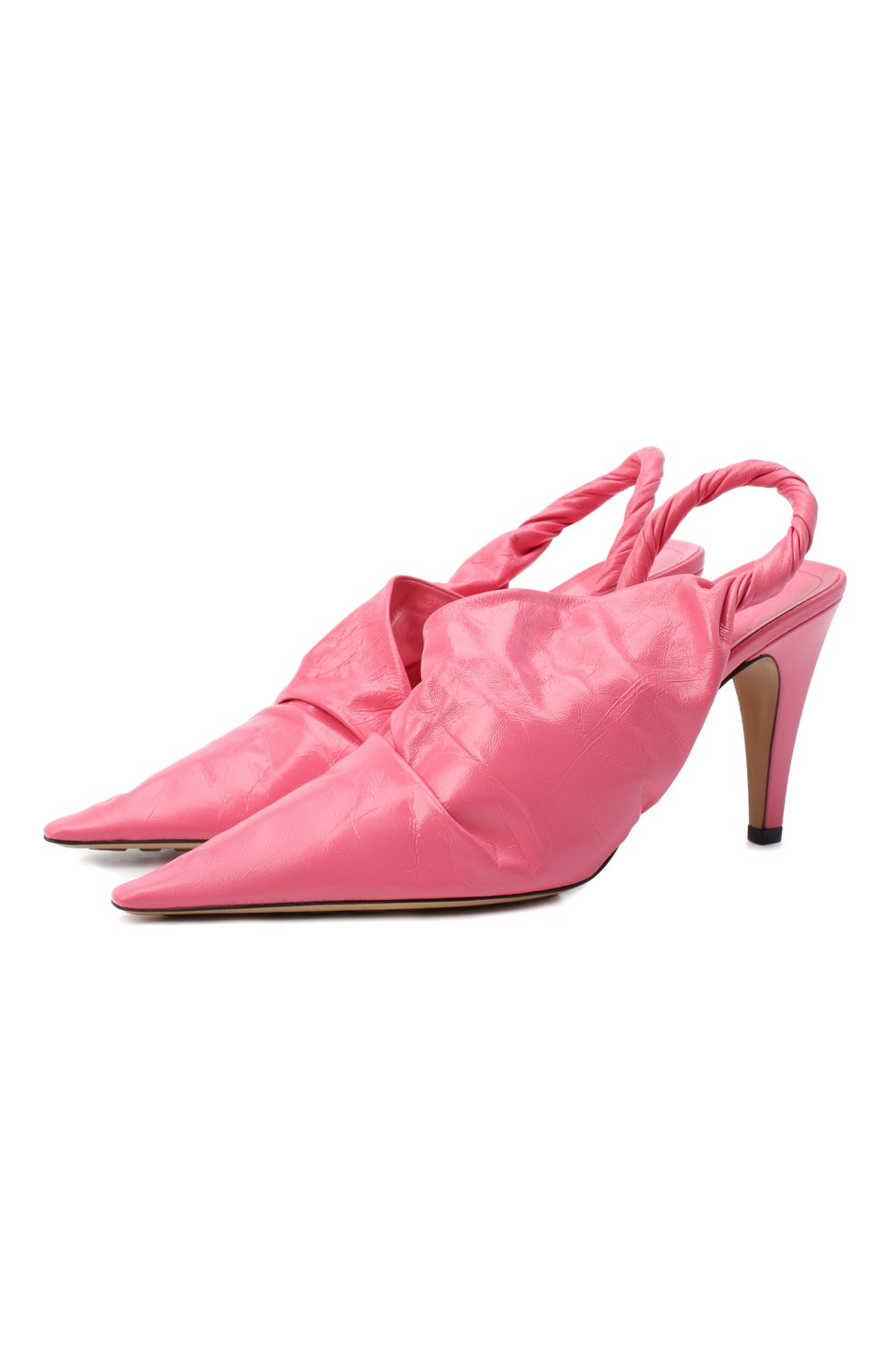 bottega veneta pink heels