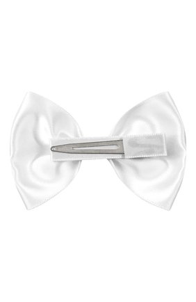 Детская заколка-зажим bowtie bow MILLEDEUX белого цвета по цене 0 руб., арт. 029-SGLC-04 | Фото 2 Детская заколка-зажим bowtie bow MILLEDEUX белого цвета, арт. 029-SGLC-04 | Фото 2