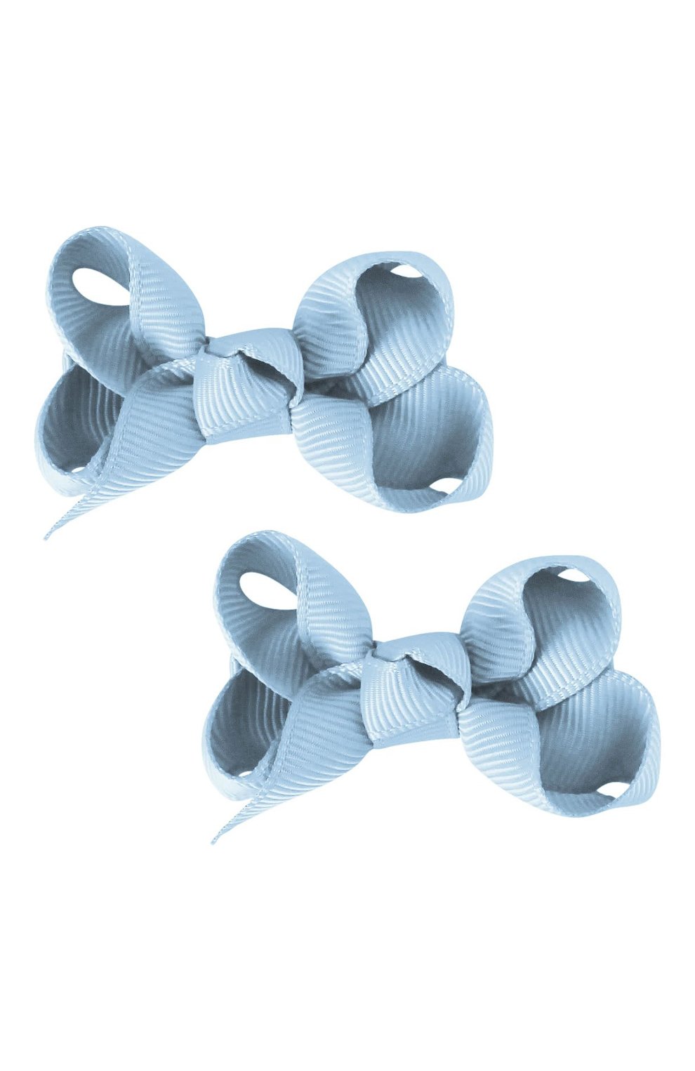 Детская набор из двух заколок boutique bow MILLEDEUX голубого цвета, арт. 307-Pigtail- CGC-01 | Фото 1
