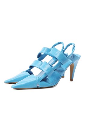 Женские кожаные туфли bv point BOTTEGA VENETA голубого цвета по цене 119500 руб., арт. 630187/VBP10 | Фото 1 Женские кожаные туфли bv point BOTTEGA VENETA голубого цвета, арт. 630187/VBP10 | Фото 1 (Материал внутренний: Натуральная кожа; Подошва: Плоская; Каблук высота: Высокий; Каблук тип: Шпилька; Материал внешний: Кожа; Региональные ограничения белый список (Axapta Mercury): RU; Длина стельки: 26,2, 26,7, 27, 25,3, 24,7, 28, 28,5, 26; толщина подошвы: 0,9; ширина носка стельки: 7,3, 7,4, 7,5, 7,7, 7,8, 7,9; высота каблука: 9,3, 9,5, 10, 9,6)
