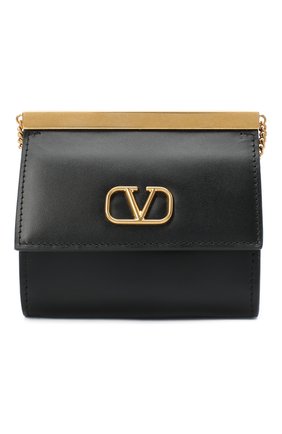 Женские кошелек на цепочке valentino garavani VALENTINO черного цвета по цене 43150 руб., арт. UW2P0U25/TRC | Фото 1 Женские кошелек на цепочке valentino garavani VALENTINO черного цвета, арт. UW2P0U25/TRC | Фото 1