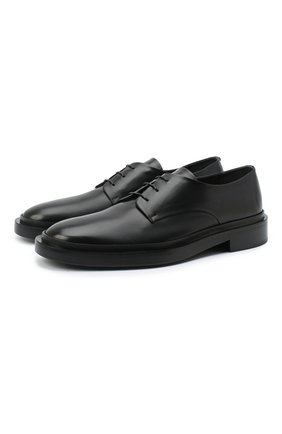 Мужской кожаные дерби JIL SANDER черного цвета по цене 49700 руб., арт. JI35532A-12280 | Фото 1 Мужской кожаные дерби JIL SANDER черного цвета, арт. JI35532A-12280 | Фото 1