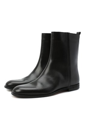 Мужские кожаные сапоги MAISON MARGIELA черного цвета по цене 63200 руб., арт. S57WU0210/P0412 | Фото 1 Мужские кожаные сапоги MAISON MARGIELA черного цвета, арт. S57WU0210/P0412 | Фото 1