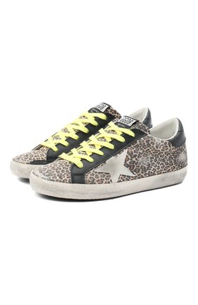 Женские кожаные кеды superstar GOLDEN GOOSE DELUXE BRAND коричневого цвета по цене 34400 руб., арт. GWF00101.F000161 | Фото 1 Женские кожаные кеды superstar GOLDEN GOOSE DELUXE BRAND коричневого цвета, арт. GWF00101.F000161 | Фото 1