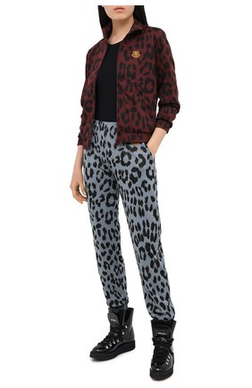 Женские кожаные ботинки alaska KENZO черного цвета по цене 29950 руб., арт. FA62BT301L64 | Фото 2 Женские кожаные ботинки alaska KENZO черного цвета, арт. FA62BT301L64 | Фото 2 (Подошва: Платформа; Материал утеплителя: Натуральный мех; Женское Кросс-КТ: Хайкеры-ботинки)