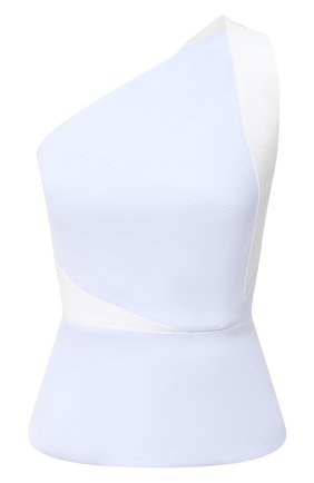 Женский топ ROLAND MOURET голубого цвета по цене 65750 руб., арт. PW20/S0928/F2241 | Фото 1 Женский топ ROLAND MOURET голубого цвета, арт. PW20/S0928/F2241 | Фото 1