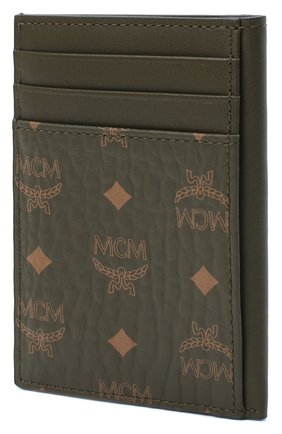 Женский футляр для кредитных карт MCM хаки цвета по цене 12750 руб., арт. MXA AAVI03 | Фото 2 Женский футляр для кредитных карт MCM хаки цвета, арт. MXA AAVI03 | Фото 2