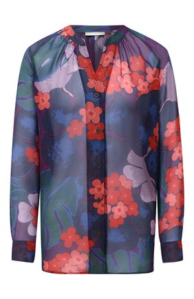 Женская шелковая блузка DRIES VAN NOTEN фиолетового цвета по цене 69950 руб., арт. 202-30754-1084 | Фото 1 Женская шелковая блузка DRIES VAN NOTEN фиолетового цвета, арт. 202-30754-1084 | Фото 1