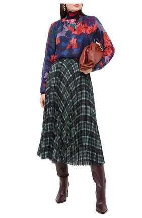Женская шелковая блузка DRIES VAN NOTEN фиолетового цвета по цене 69950 руб., арт. 202-30754-1084 | Фото 2 Женская шелковая блузка DRIES VAN NOTEN фиолетового цвета, арт. 202-30754-1084 | Фото 2