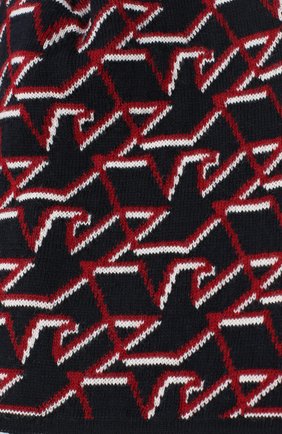 Детский комплект из шапки и шарфа EMPORIO ARMANI синего цвета по цене 12150 руб., арт. 407509/0A757 | Фото 4 Детский комплект из шапки и шарфа EMPORIO ARMANI синего цвета, арт. 407509/0A757 | Фото 4 (Материал: Текстиль, Шерсть)