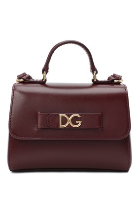 Детская кожаная сумка DOLCE & GABBANA бордового цвета по цене 36650 руб., арт. EB0103/AW448 | Фото 1 Детская кожаная сумка DOLCE & GABBANA бордового цвета, арт. EB0103/AW448 | Фото 1