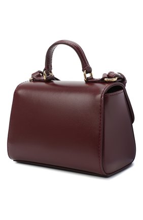 Детская кожаная сумка DOLCE & GABBANA бордового цвета по цене 36650 руб., арт. EB0103/AW448 | Фото 2 Детская кожаная сумка DOLCE & GABBANA бордового цвета, арт. EB0103/AW448 | Фото 2