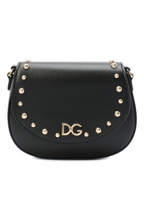 Детская кожаная сумка DOLCE & GABBANA черного цвета по цене 35650 руб., арт. EB0212/AL592 | Фото 1 Детская кожаная сумка DOLCE & GABBANA черного цвета, арт. EB0212/AL592 | Фото 1