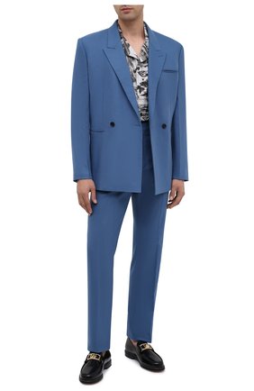 Мужские кожаные лоферы LANVIN черного цвета по цене 44000 руб., арт. FM-FSSL00-R0IS-A20 | Фото 2 Мужские кожаные лоферы LANVIN черного цвета, арт. FM-FSSL00-R0IS-A20 | Фото 2