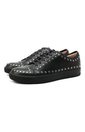 Мужские кожаные кеды LANVIN черного цвета по цене 39200 руб., арт. FM-SKDBB1-NAST-H20 | Фото 1 Мужские кожаные кеды LANVIN черного цвета, арт. FM-SKDBB1-NAST-H20 | Фото 1