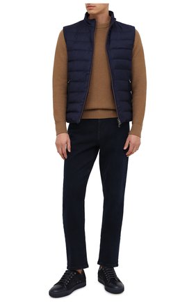 Мужские комбинированные кеды LANVIN темно-синего цвета по цене 54550 руб., арт. FM-SKDBB1-VENS-H20 | Фото 2 Мужские комбинированные кеды LANVIN темно-синего цвета, арт. FM-SKDBB1-VENS-H20 | Фото 2 (Материал внутренний: Текстиль; Подошва: Массивная; Материал внешний: Кожа; Материал утеплителя: Без утеплителя; Длина стельки: 28,7, 31,5, 30,2, 28, 29,5; Стили: Классический; ширина носка стельки: 9,5, 10, 9, 9,2, 9,4; толщина подошвы: 3,2, 3,1)