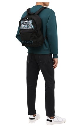 Мужской текстильный рюкзак KENZO черного цвета по цене 17700 руб., арт. FA65SF300F20 | Фото 2 Мужской текстильный рюкзак KENZO черного цвета, арт. FA65SF300F20 | Фото 2