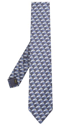 Мужской шелковый галстук ZILLI синего цвета по цене 23500 руб., арт. 51102/TIE | Фото 2 Мужской шелковый галстук ZILLI синего цвета, арт. 51102/TIE | Фото 2