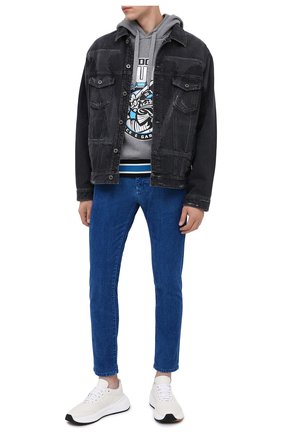 Мужские джинсы DOLCE & GABBANA голубого цвета по цене 57400 руб., арт. GYD2LT/G8CV3 | Фото 2 Мужские джинсы DOLCE & GABBANA голубого цвета, арт. GYD2LT/G8CV3 | Фото 2