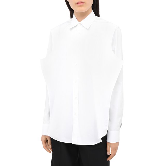 фото Хлопковая рубашка maison margiela