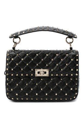Женская сумка valentino garavani rockstud spike VALENTINO черного цвета по цене 199500 руб., арт. UW2B0E87/ACV | Фото 1 Женская сумка valentino garavani rockstud spike VALENTINO черного цвета, арт. UW2B0E87/ACV | Фото 1