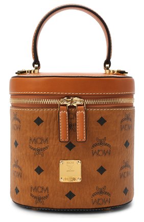 Женская сумка cylinder MCM коричневого цвета по цене 54100 руб., арт. MWR AACG01 | Фото 1 Женская сумка cylinder MCM коричневого цвета, арт. MWR AACG01 | Фото 1