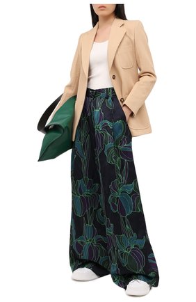 Женские брюки из хлопка и вискозы DRIES VAN NOTEN черного цвета по цене 59950 руб., арт. 202-30940-1353 | Фото 2 Женские брюки из хлопка и вискозы DRIES VAN NOTEN черного цвета, арт. 202-30940-1353 | Фото 2