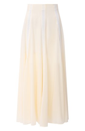 Женская шелковая юбка CHLOÉ белого цвета по цене 192000 руб., арт. CHC20AJU59002 | Фото 1 Женская шелковая юбка CHLOÉ белого цвета, арт. CHC20AJU59002 | Фото 1