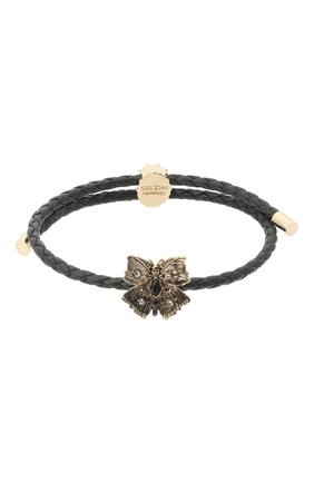 Женский браслет ALEXANDER MCQUEEN черного цвета по цене 28100 руб., арт. 630119/CVJCK | Фото 1 Женский браслет ALEXANDER MCQUEEN черного цвета, арт. 630119/CVJCK | Фото 1
