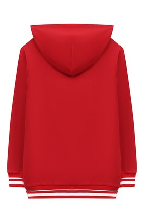 Детский хлопковый кардиган DOLCE & GABBANA красного цвета, арт. L5JW2Q/G7XBK/8-14 | Фото 2 (Девочки-школьная форма: Кардиганы; Рукава: Длинные; Региональные ограничения белый список (Axapta Mercury): RU; Материал внешний: Хлопок; Девочки Кросс-КТ: Кардиган-одежда; Ростовка одежда: 10 - 11 лет | 140 - 146см, 12 лет | 152 см, 8 лет | 128 см)