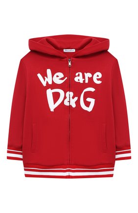 Детский хлопковый кардиган DOLCE & GABBANA красного цвета по цене 28950 руб., арт. L5JW2Q/G7XBK/2-6 | Фото 1 Детский хлопковый кардиган DOLCE & GABBANA красного цвета, арт. L5JW2Q/G7XBK/2-6 | Фото 1