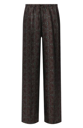 Женские брюки из вискозы и шелка DRIES VAN NOTEN зеленого цвета по цене 65950 руб., арт. 202-30985-1331 | Фото 1 Женские брюки из вискозы и шелка DRIES VAN NOTEN зеленого цвета, арт. 202-30985-1331 | Фото 1
