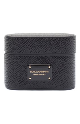 Мужской чехол для airpods pro DOLCE & GABBANA черного цвета по цене 13600 руб., арт. BI2816/A1001 | Фото 1 Мужской чехол для airpods pro DOLCE & GABBANA черного цвета, арт. BI2816/A1001 | Фото 1