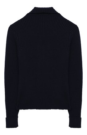 Детский шерстяной кардиган DOLCE & GABBANA синего цвета по цене 28100 руб., арт. L4KW81/JAVZB/2-6 | Фото 2 Детский шерстяной кардиган DOLCE & GABBANA синего цвета, арт. L4KW81/JAVZB/2-6 | Фото 2