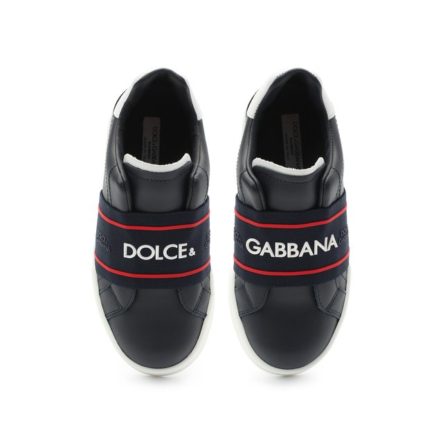 Кожаные кеды Dolce & Gabbana DA0793/AF512/29-36 Фото 4