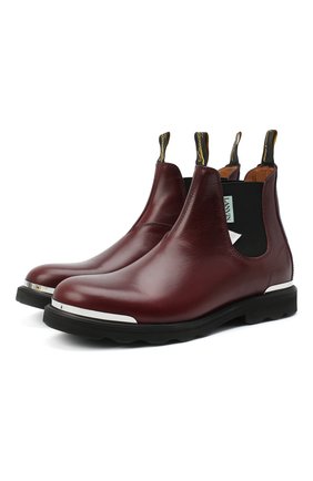 Мужские кожаные челси LANVIN бордового цвета по цене 55200 руб., арт. FM-B0EMET-LUXE-A20 | Фото 1 Мужские кожаные челси LANVIN бордового цвета, арт. FM-B0EMET-LUXE-A20 | Фото 1
