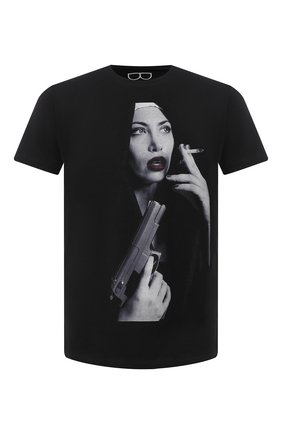 Мужская хлопковая футболка BISIBIGLIO черного цвета по цене 7790 руб., арт. CIGAR SIS NUN/PESANTE | Фото 1 Мужская хлопковая футболка BISIBIGLIO черного цвета, арт. CIGAR SIS NUN/PESANTE | Фото 1