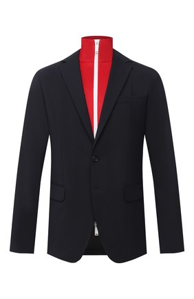 Мужской шерстяной пиджак DSQUARED2 темно-синего цвета по цене 95000 руб., арт. S74BN1002/S40320 | Фото 1 Мужской шерстяной пиджак DSQUARED2 темно-синего цвета, арт. S74BN1002/S40320 | Фото 1
