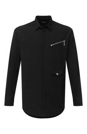 Мужская хлопковая рубашка DSQUARED2 черного цвета по цене 32450 руб., арт. S74DM0469/S36275 | Фото 1 Мужская хлопковая рубашка DSQUARED2 черного цвета, арт. S74DM0469/S36275 | Фото 1