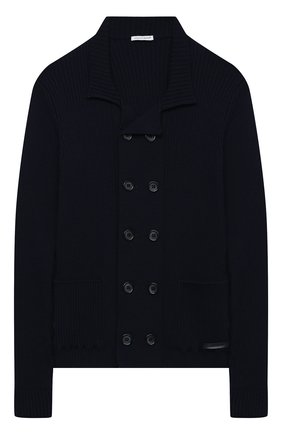 Детский шерстяной кардиган DOLCE & GABBANA синего цвета по цене 29950 руб., арт. L4KW81/JAVZB/8-14 | Фото 1 Детский шерстяной кардиган DOLCE & GABBANA синего цвета, арт. L4KW81/JAVZB/8-14 | Фото 1
