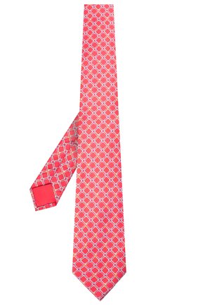 Мужской шелковый галстук ZILLI красного цвета, арт. 51050/TIE | Фото 2 (Материал: Шелк, Текстиль; Принт: С принтом; Региональные ограничения белый список (Axapta Mercury): RU)