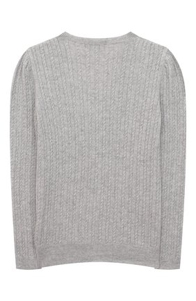 Детский кашемировый кардиган GIORGETTI CASHMERE светло-серого цвета по цене 32300 руб., арт. MB1689/8A-14A | Фото 2 Детский кашемировый кардиган GIORGETTI CASHMERE светло-серого цвета, арт. MB1689/8A-14A | Фото 2 (Материал внешний: Шерсть, Кашемир; Рукава: Длинные; Девочки Кросс-КТ: Кардиган-одежда; Девочки-школьная форма: Кардиганы; Региональные ограничения белый список (Axapta Mercury): RU; Ростовка одежда: 10 - 11 лет | 140 - 146см, 12 лет | 152 см, 13 - 15 лет | 158 см, 8 лет | 128 см)