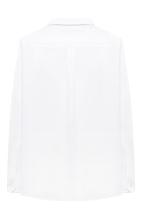 Детская хлопковая рубашка DOLCE & GABBANA белого цвета по цене 17600 руб., арт. L42S70/G7WXV/2-6 | Фото 2 Детская хлопковая рубашка DOLCE & GABBANA белого цвета, арт. L42S70/G7WXV/2-6 | Фото 2 (Материал внешний: Хлопок; Рукава: Длинные; Стили: Классический; Ростовка одежда: 2 года | 92 см, 3 года | 98 см, 4 года | 104 см, 5 лет | 110 см, 6 лет | 116 см)