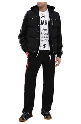 Мужской брюки DSQUARED2 черного цвета по цене 43150 руб., арт. S74KB0476/S23686 | Фото 2 Мужской брюки DSQUARED2 черного цвета, арт. S74KB0476/S23686 | Фото 2