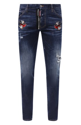 Мужские джинсы DSQUARED2 синего цвета по цене 51650 руб., арт. S79LA0010/S30342 | Фото 1 Мужские джинсы DSQUARED2 синего цвета, арт. S79LA0010/S30342 | Фото 1