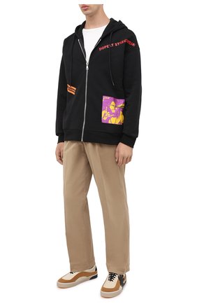 Мужской хлопковые брюки KENZO бежевого цвета по цене 21700 руб., арт. FA65PA2551TA | Фото 2 Мужской хлопковые брюки KENZO бежевого цвета, арт. FA65PA2551TA | Фото 2